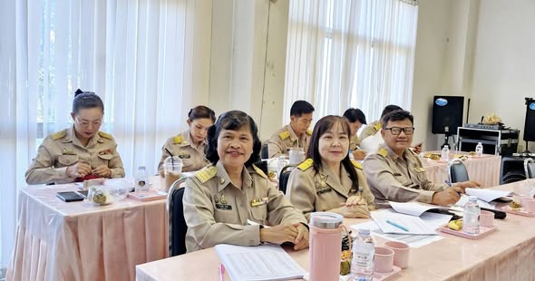 พช.ดอนมดแดง  ร่วมประชุม ผอ.กลุ่มงานฯ พัฒนาการอำเภอ ครั้งที่ 2/2569 เดินหน้าขับเคลื่อนภารกิจงานพัฒนาชุมชน ปีงบฯ 2569