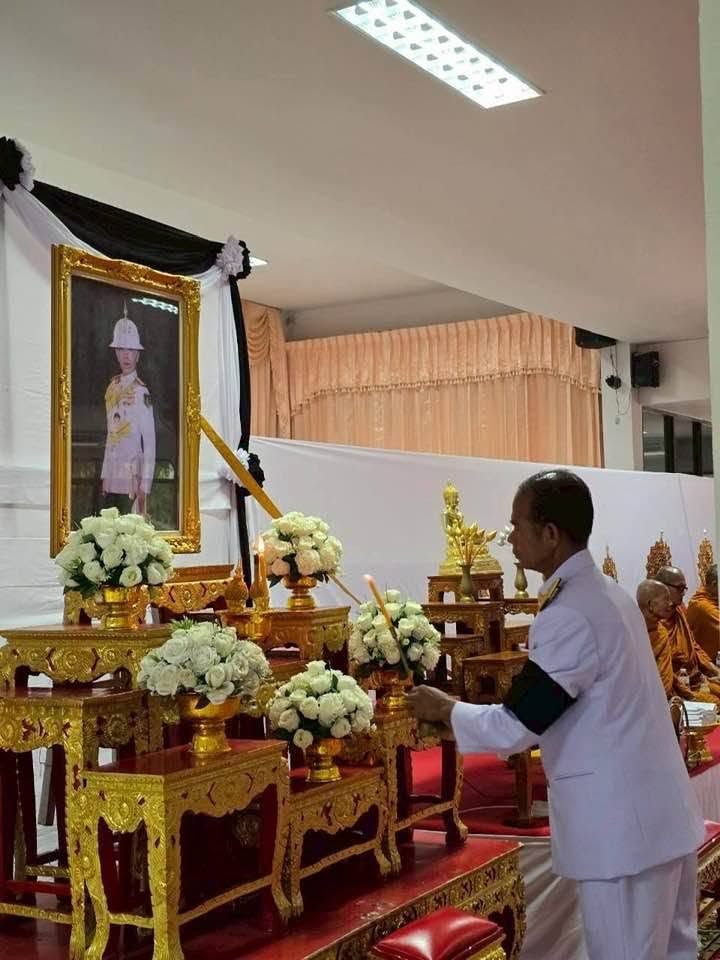 ร่วมพิธีบำเพ็ญกุศลสัตตมวาร (๗ วัน) อุทิศถวายพระกุศลแด่ สมเด็จพระเจ้าลูกเธอ เจ้าฟ้าพัชรกิติยาภาฯ
